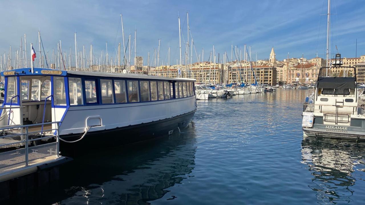 ESCALE MARSEILLAISE, Grand T2 calme, près du Vieux Port pour 2 a 4 personnes, NETTOYAGE RIGOUREUX Appartamento Marsiglia Esterno foto