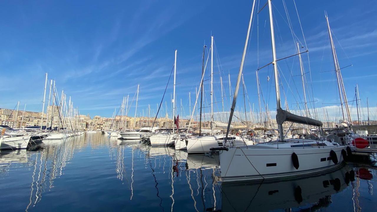 ESCALE MARSEILLAISE, Grand T2 calme, près du Vieux Port pour 2 a 4 personnes, NETTOYAGE RIGOUREUX Appartamento Marsiglia Esterno foto
